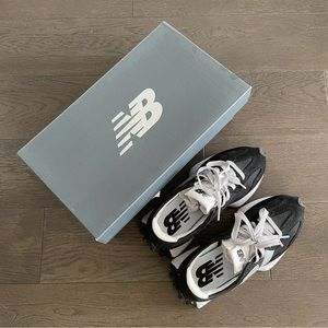 New Balance Black/Grey 327 Sneakers Shoes